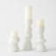 Pradier Candle Holder-White-Lg