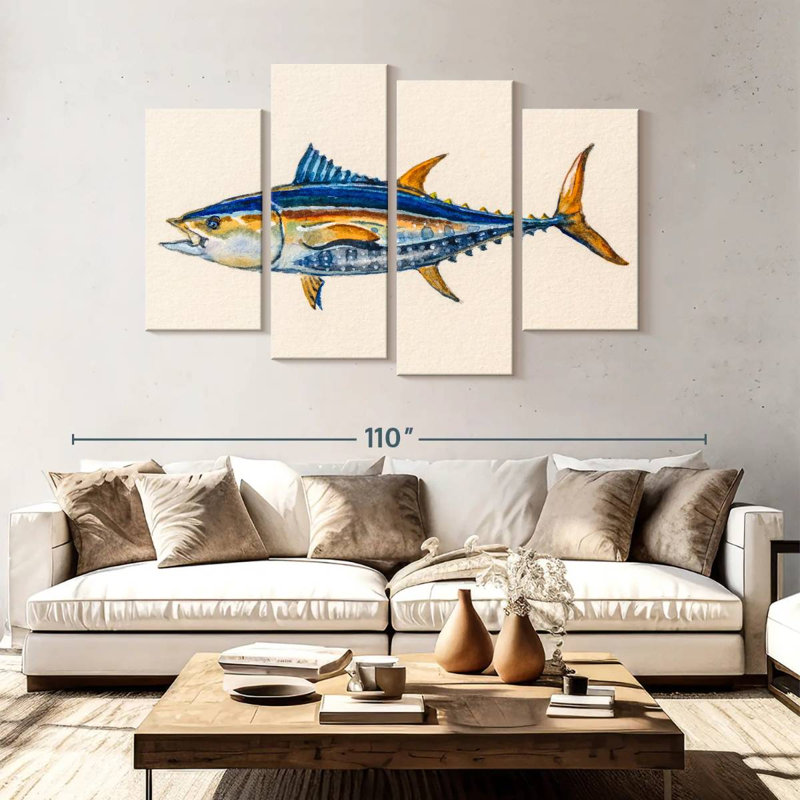 Brampt Exotic Tuna, 54" H x 84" W