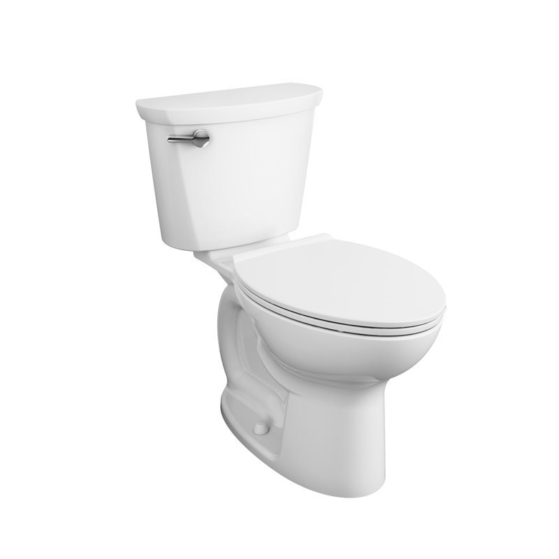 American Standard Cadet 1.28 Gallons GPF Elongated Comfort Height Floor Mounted Kit (Seat Not Included), White