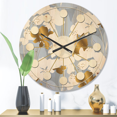 Horloge murale Orchid Blossom