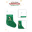 Bas de Noël monogrammés de 20 pouces avec lettres, bas de Noël super doux, bas de grand monogramme, bas de lettre rouge pour les Fêtes de Noël, cadeau de Noël…-883119458