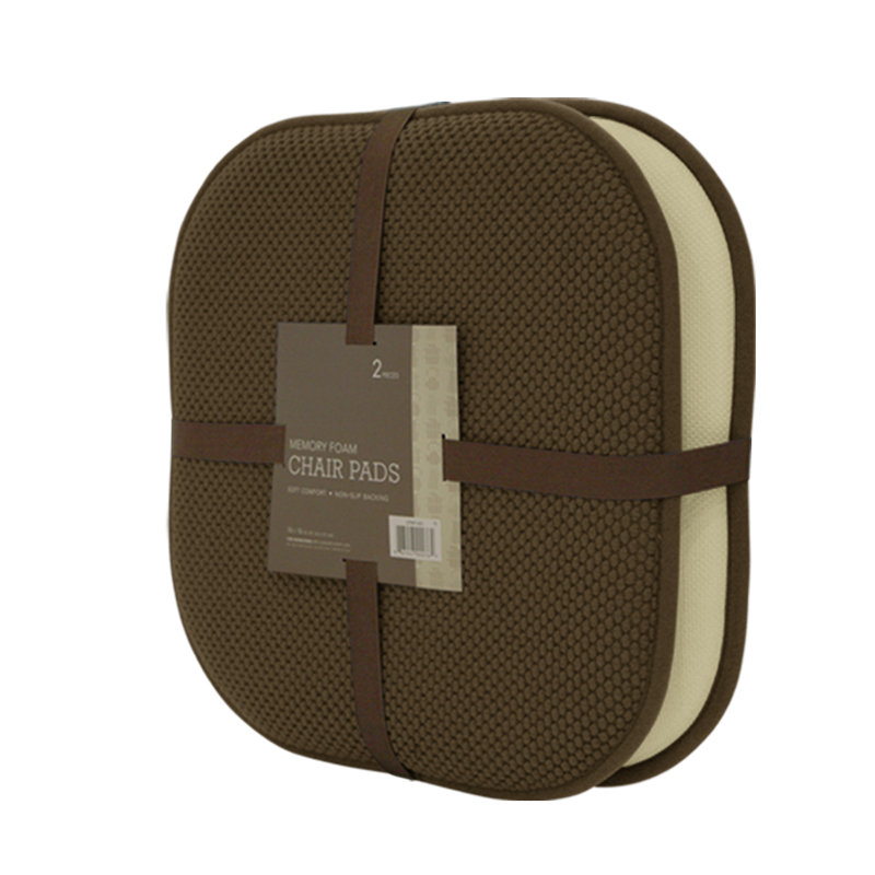 Outdoor 1.8'' Dining Chair Chair Pad, Brown