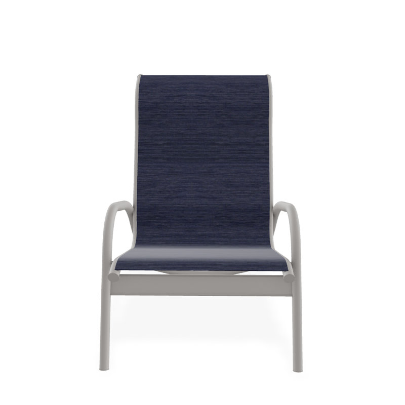 Beach Chair, Textured Warm Gray, Collect Indigo