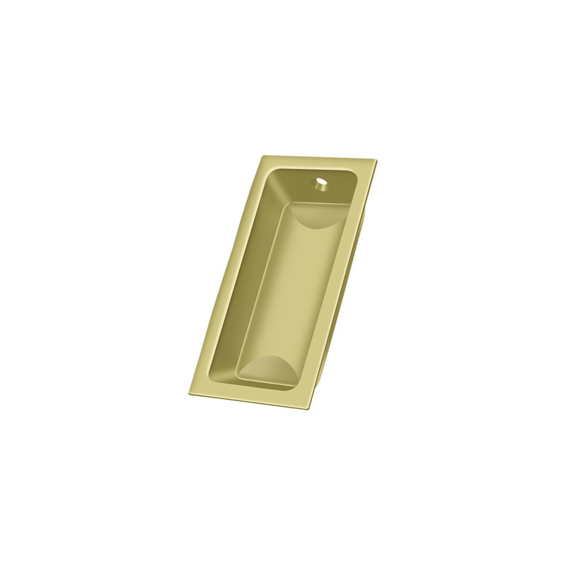 Flush Cup / Bin Pull, Polished Brass