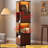 Nut-brown Manufactured Wood Display Cases
