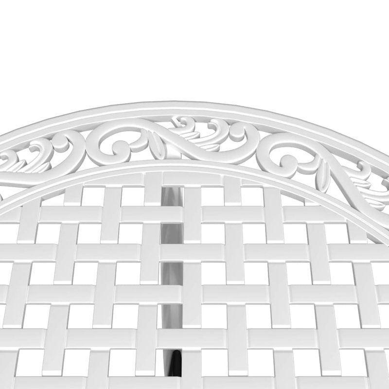Canora Grey Bistro Set White Aluminum, 2