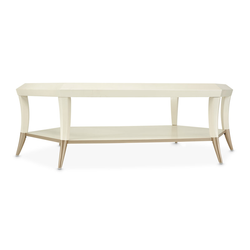 La Rachelle Hexagon Cocktail Table - Champagne