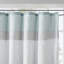 Rideau de douche simple 72 x 72 po à imprimé écume de mer et brodé Keller-45058943