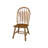 96" high pressure laminated oak dining set