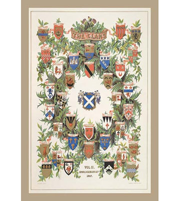 « the clans vol. 2 » par r.r. mcian, reproduction d’art encadrée