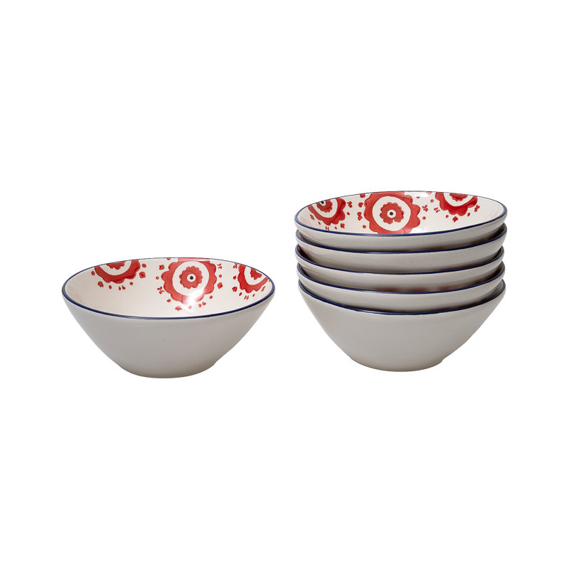 Set Of 6 Bowls, 18 Cm