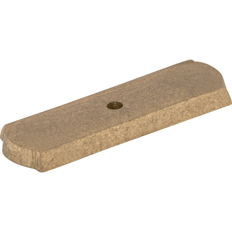 Aspen Rectangle  Backplate, Light Bronze
