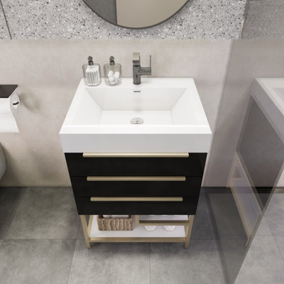 Meuble-lavabo simple 24 po Crooke