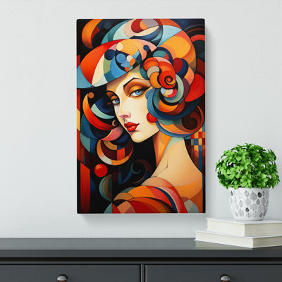 Nouveau Woman Cubism - Print