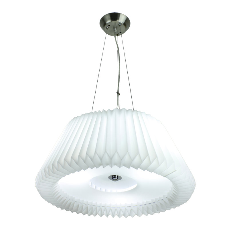 Lustre géométrique 3 lumières unique/relevé
