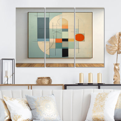 Ensemble de salon Serendipity Mid-Century Geometrics II - Modern Midcentury