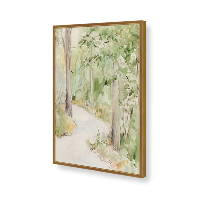 «Sunlit Country Path I» par Victoria Barnes, reproduction d'art