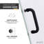 Porte de douche sans cadre l 24 po x H 70 po-64345443