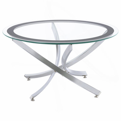 Table basse chromée