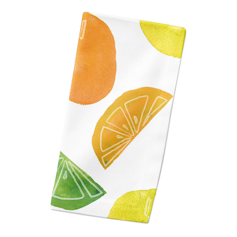 Lucreta Cotton Twill Abstract Square Napkin