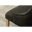 2 fauteuils à oreilles en bois massif à boutons gris anthracite - Chaises d'hôtesses avec charmantes têtes d'ornement, de 2 décorations à structure fascinante