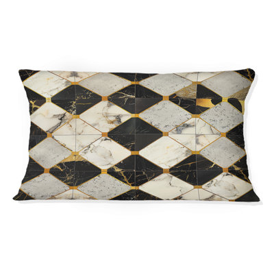 Coussin lombaire Gold Tiles II - Tiles