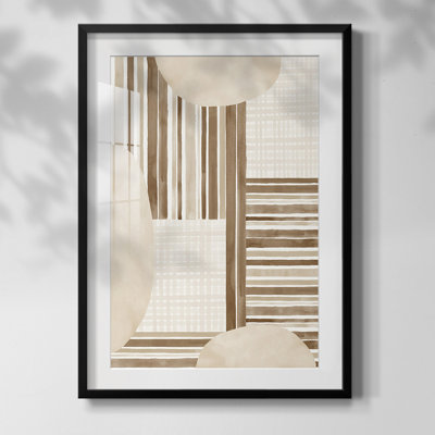 «Neutral Stripes», reproduction encadrée
