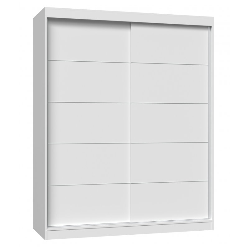 Silvija Laminate Wardrobe, White