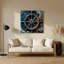 Art mural gris nautique en bois patiné-723282362