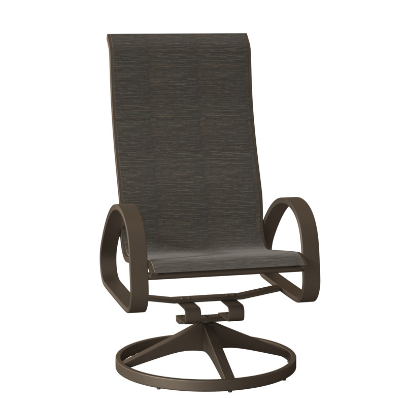 Aruba 1 Outdoor Dining Armchair, Textured Beachwood, Collect Charcoal