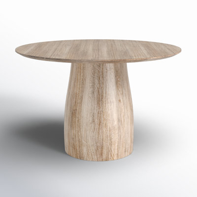 Round Solid Wood Dining Table