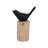 Anzleigh Modern Wood and Resin Bird Figurine with Mango Wood Base and Sculpted Organic Silhouette for Decorative Contemporary Accent in Casual Home Decor-627554546
