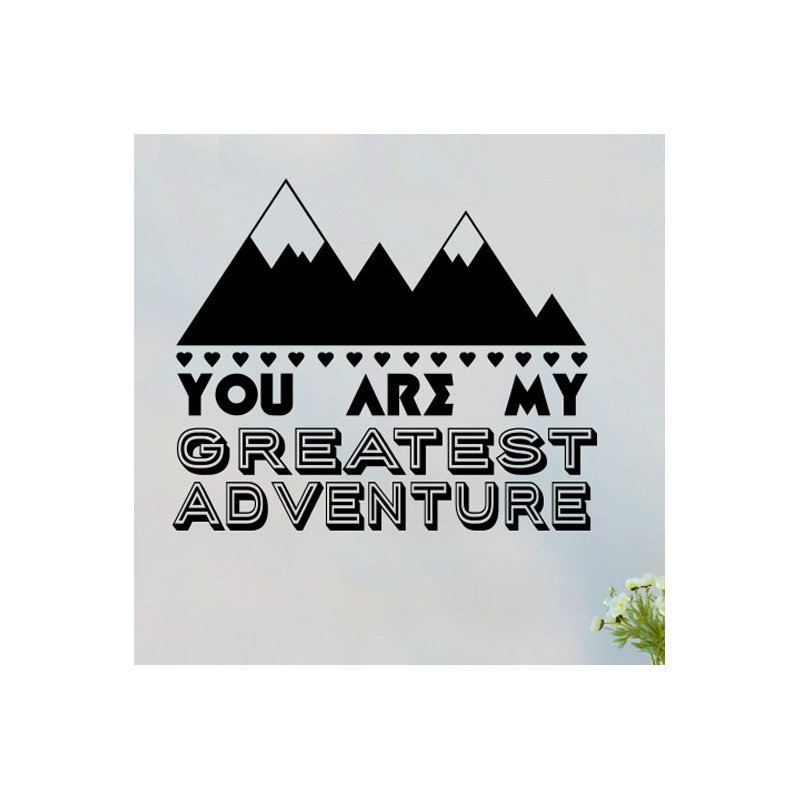 Wall Decal, Black, Large