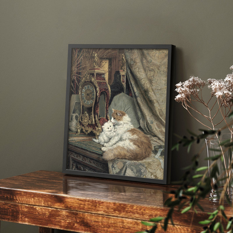 «Vintage Portrait Print CII» sur papier, H 14 po x l 11 po, Noir