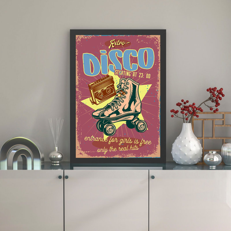 Decorative Framed MDF Painting