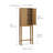 Tremolo 2 Door Over-Toilet Storage Cabinet With Sturdy Shelves for Bathroom Organization-281535578