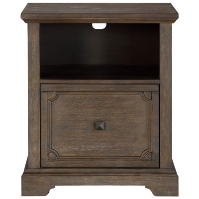 Dark Oak Finish, Office, Filing Cabinet, Drawer, Storage Shelf, , Office Document Organization Finish File Cabinet With 1 , And Ideal For Workflow