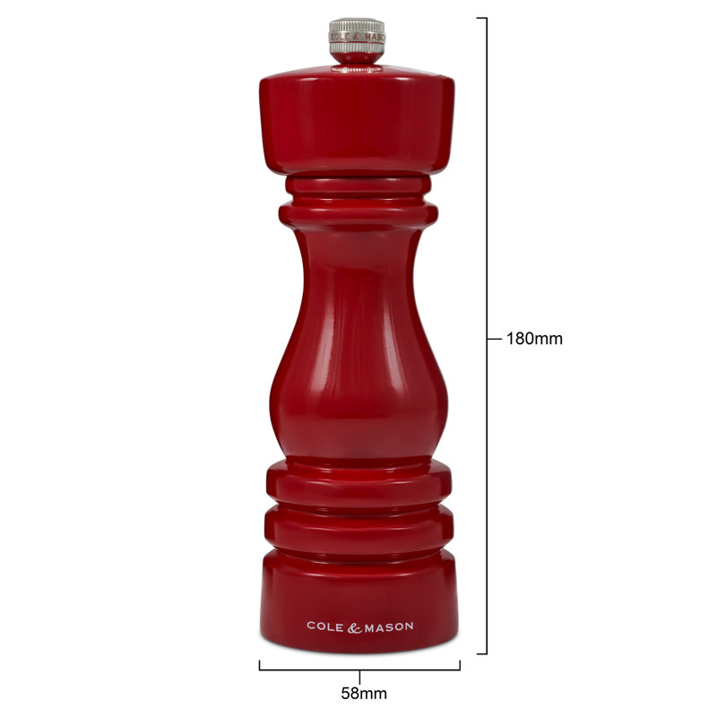 Moulin à poivre 11 po Cole & Mason London, Naturel, H 11,81 po x l 2,64 po x P 2,64 po