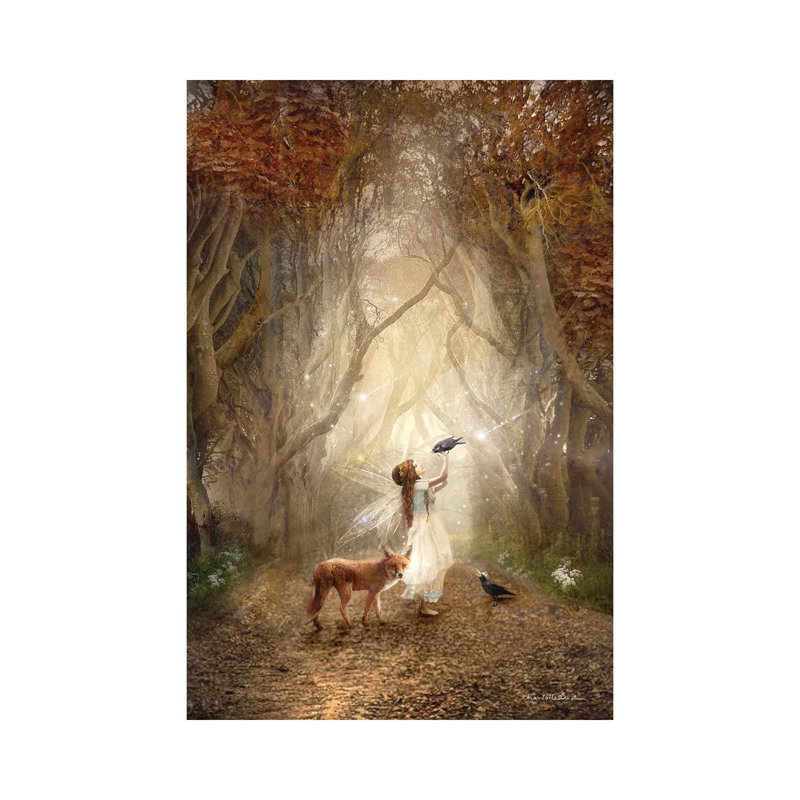 The Dark Hedges Ireland - Giclée sur toile tendue avec châssis, H 26 po x l 18 po