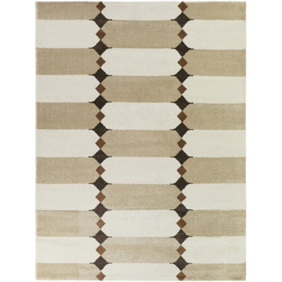 Cagnie Cream/Beige Southwest Modern Area Rug