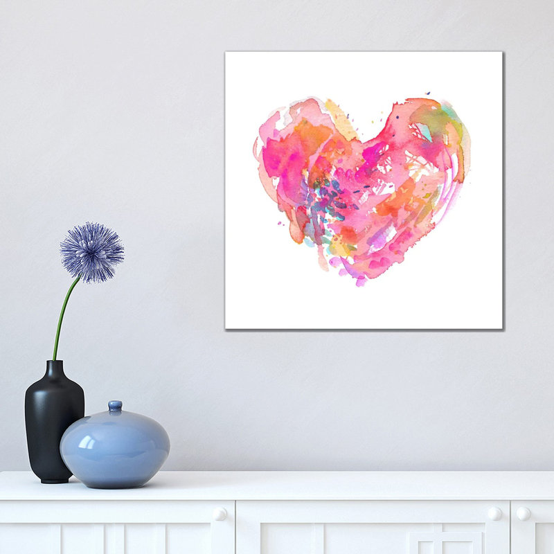 1 Piece Wrapped Canvas Painting, 45.72 cm H x 45.72 cm W x 1.91 cm D