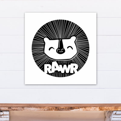 « andish lion rawr », art encadré
