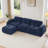 L-Shaped Soft Velvet Fabric-776434347-776434341