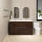 60'' Freestanding Double Sink Bathroom Vanity with Resin Top-1490871473