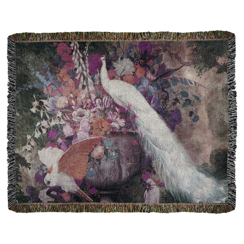 Jeté en coton botke jessie accoudoirs, Rose