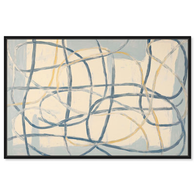 Art mural minimaliste, "Unbroken Line I" par 