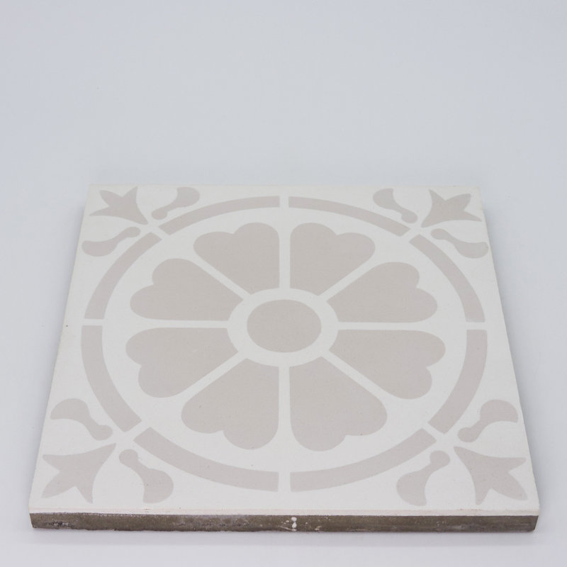 Sintra 8" x 8" Cement/Marble Patterned Wall & Floor Tile