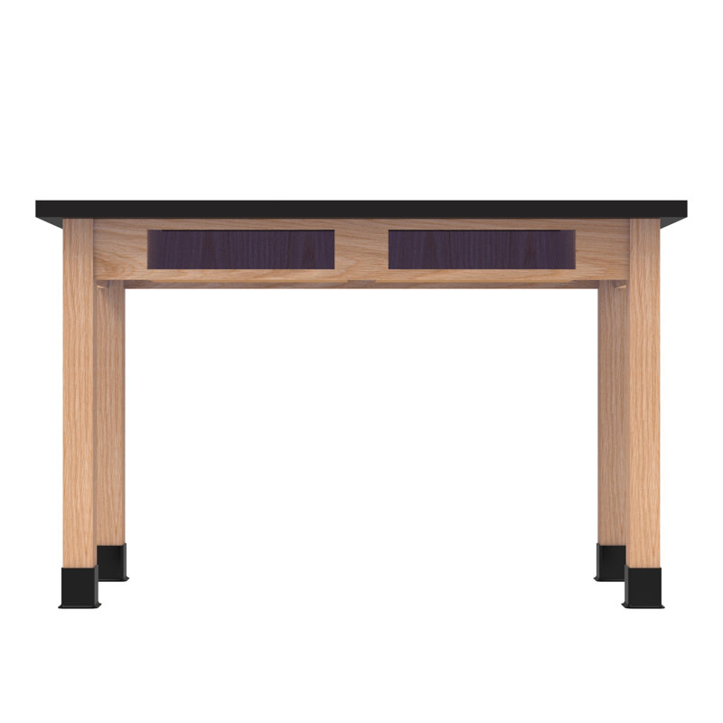 Table à tablier rectangulaire PerpetuLab Quick-Ship, options restreintes, H 30 po x L 60 po x l 24 po