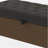 Upholstered Storage Bench With Gold Metal Legs-1092084290