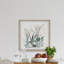 Clear Glass Plants II - Single Picture Frame Painting-40568436